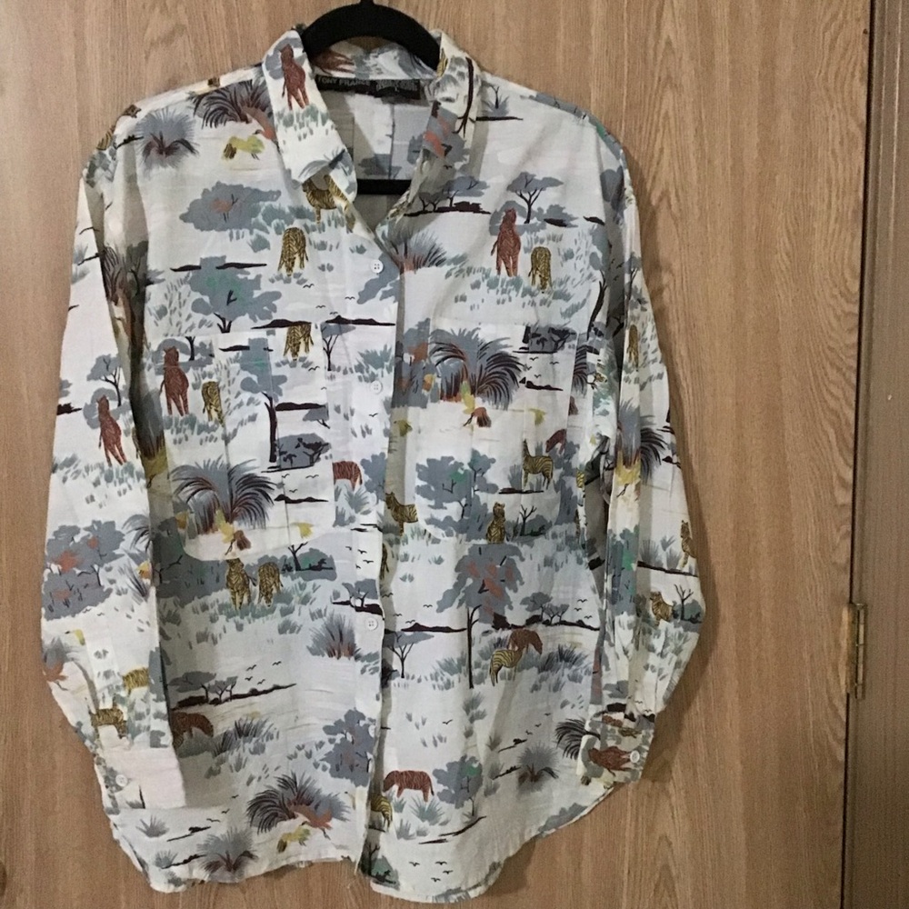Scenic Print Women's Blouse